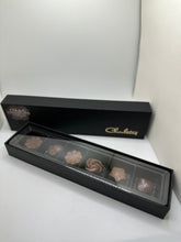 Load image into Gallery viewer, Ralph&#39;s Chocolate Delights  *6 Handmade Gourmet Chocolate Truffles Mix  Ingredients  Premium Ghirardelli Milk or Dark Chocolate   Creamy Dark Chocolate Ganache  Creamy Milk Chocolate Ganache Creamy White Chocolate Ganache  Other Flavors  Carmel, Peppermint, Coconut, Almonds 
