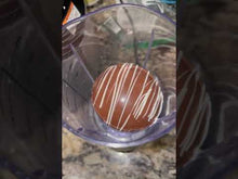 Load and play video in Gallery viewer, Ralph's Chocolate Delights White Chocolate Hot Chocolate Bomb *Gourmet Large Hot Chocolate Bombs Ingredients Premium Ghirardelli White Chocolate Marshmallows White Hot Chocolate Mix, hot cocoa bombs for Christmas, Holidays and Winter drink or beverage, Dessert