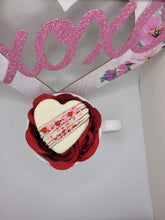 Load image into Gallery viewer, Ralph's Chocolate Delights Strawberry Hot Chocolate Bomb Limited Edition *Gourmet Large Hot Chocolate Bombs Ingredients Premium Ghirardelli Chocolate, Marshmallows, Sprinkles, Chocolate Hot Chocolate Mix, heart shaped hot cocoa bombs for Halloween, Thanksgiving, Christmas, Holidays, Dessert, parties, Valentine's Day, Weddings, events and Winter drink or beverage