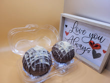 Load image into Gallery viewer, Ralph's Chocolate Delights Hot Chocolate Bomb Gift Set 2 pack *Gourmet Large Hot Chocolate Bombs Ingredients Premium Ghirardelli Chocolate, Marshmallows, Sprinkles, Chocolate Hot Chocolate Mix, hot cocoa bombs for Halloween, Thanksgiving, Christmas, Holidays, Dessert, parties, Weddings, events and Winter drink or beverage