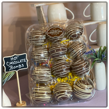 Load image into Gallery viewer, Ralph's Chocolate Delights Hot Chocolate Bomb Gift Set 12pk *Gourmet Large Hot Chocolate Bombs Ingredients Premium Ghirardelli Chocolate, Marshmallows, Chocolate Hot Chocolate Mix, hot cocoa bombs for Halloween, Thanksgiving, Christmas, Holidays, Valentine's Day, Dessert, parties, Weddings, events and Winter drink or beverage