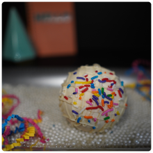 Load image into Gallery viewer, Ralph's Chocolate Delights Birthday Cake Hot Chocolate Bomb *Gourmet Large Hot Chocolate Bombs Ingredients Premium Ghirardelli White Chocolate Marshmallows Sprinkles White Hot Chocolate Mix, hot cocoa bombs for Valentine's Day, Christmas, Holidays and Winter drink or beverage, Dessert