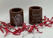 Load image into Gallery viewer, Personalized Chocolate Shot Glasses 2 Pack Gift Set
