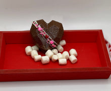 Load image into Gallery viewer, Ralph&#39;s Chocolate Delights Hot Chocolate Bomb Limited Edition *Gourmet Large Hot Chocolate Bombs Ingredients Premium Ghirardelli Chocolate, Marshmallows, Sprinkles, Chocolate Hot Chocolate Mix, heart shaped hot cocoa bombs for Halloween, Thanksgiving, Christmas, Holidays, Dessert, parties, Valentine&#39;s Day, Weddings, events and Winter drink or beverage
