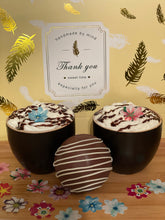 Load image into Gallery viewer, Ralph's Chocolate Delights Milk Chocolate Hot Chocolate Bomb *Gourmet Large Hot Chocolate Bombs Ingredients Premium Real Ghirardelli Milk Chocolate, Marshmallows, Milk Chocolate Hot Chocolate Mix, hot cocoa bombs for Halloween, Thanksgiving, Christmas, Holidays, Dessert, parties, Weddings, events and Winter drink or beverage