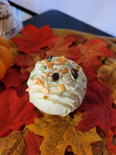 Load image into Gallery viewer, Ralph's Chocolate Delights White Chocolate Hot Chocolate Bomb *Gourmet Large Hot Chocolate Bombs Ingredients Premium Ghirardelli Chocolate, Marshmallows, Sprinkles, Pumpkin Spice Hot Chocolate Mix, hot cocoa bombs for Halloween, Thanksgiving, Christmas, Holidays and Winter drink or beverage