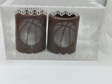 Load image into Gallery viewer, Ralphs Chocolate Delights Chocolate Shot Glasses on white background for Gifts, Christmas, Holidays, Birthdays, Parties, Dinner, Dessert, basketball
